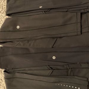 MULTIPLE LULULEMON LEGGINGS (SIZE 2) (BLACK)